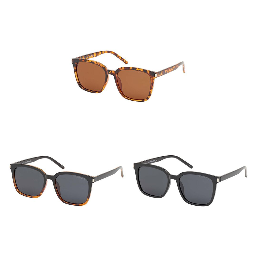Oversized Fashion Polarized Sunglasses - 7893 - Polarized