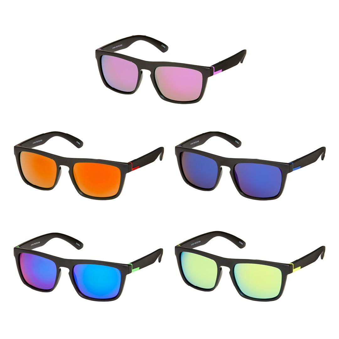 Sports Wrap Polarized Mirror Sunglasses - 7886 - Polarized