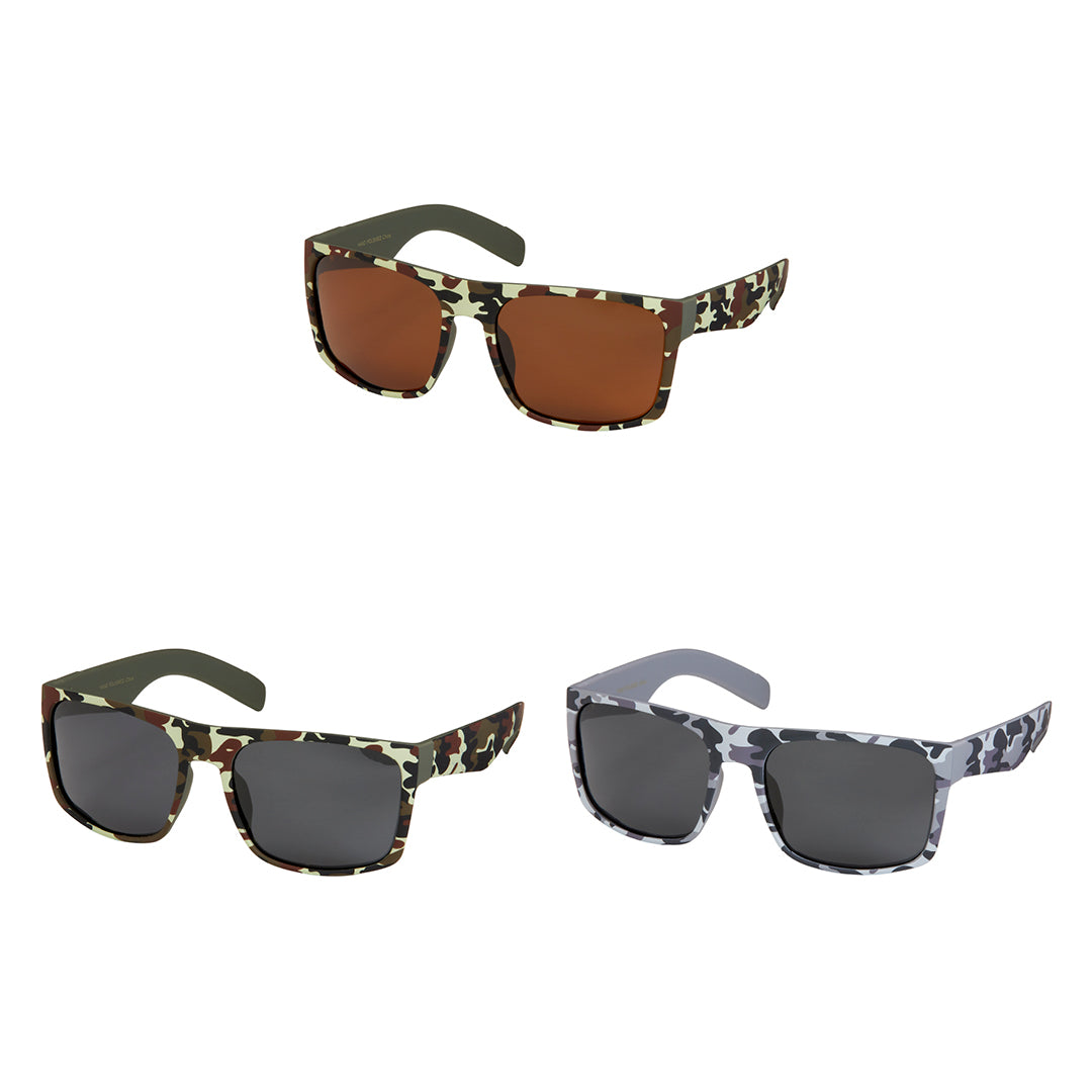 Camo Wrap Polarized Sunglasses - 7887 - Polarized